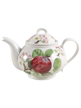 PortMeirion VINTAGE Pomono HOARY MORNING APPLE Tea Pot & Lid, Made in England